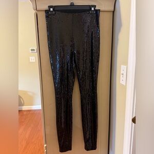 INC International Concepts Black Sequin Pants